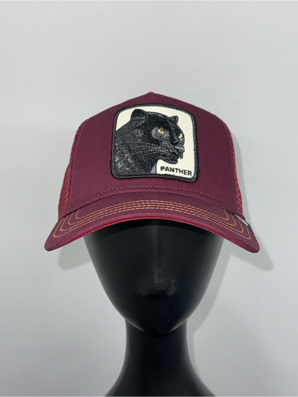 Goorin Bros The Farm Trucker Red Maroon Black Panther OSFM NWT Limited